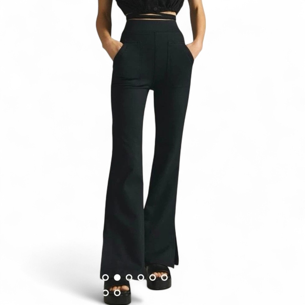 Anthropologie Black Flare Pants